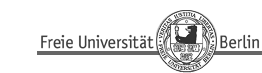 Druckversion des Logos der Freien Universitt Berlin, bestehend aus Siegel und Schriftzug.