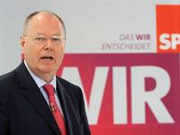 SPD-Kanzlerkandidat Peer Steinbrück Foto: dpa