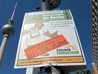 Der Berliner Energietisch verspricht sich viel davon, die Volksabstimmung auf den Tag der Bundestagswahl zu setzen. Foto: dpa