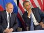 Nicht immer Freunde: Russlands Präsident Putin und US-Präsident Barack Obama. Foto: dpa