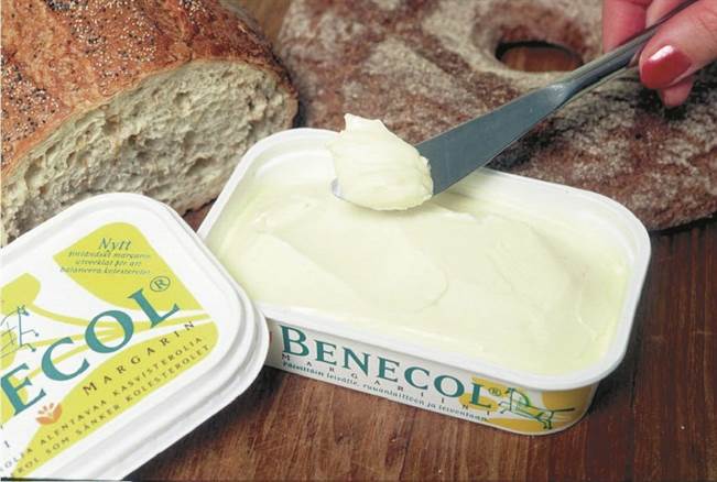 Parikymmentä vuotta sitten ensimmäisenä Benecol-tuotteena tuli myyntiin margariini.