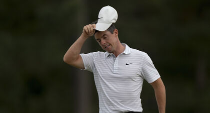 <p>Rory McIlroy during the second round of the Masters. Picture: AP Photo/David J Phillip</p>