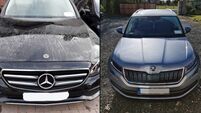 Mercedes seized and €110k in bank accounts frozen in CAB raid targeting drug gangs