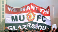 Manchester United fan protest - Old Trafford