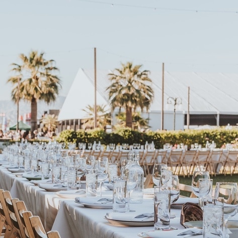 Coachella Hosts Its First Multi-Course Vegan Dinner With Outstanding in the Field