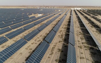 gobi desert solar panels