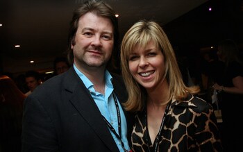 Derek Draper and his wife the television presenter Kate Garraway, 2008
