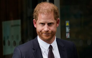 The Duke of Sussex leaving the High Court