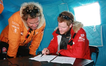 West and the Duke were close friends and trekked to the South Pole together in aid of veterans charity Walking for the Wounded